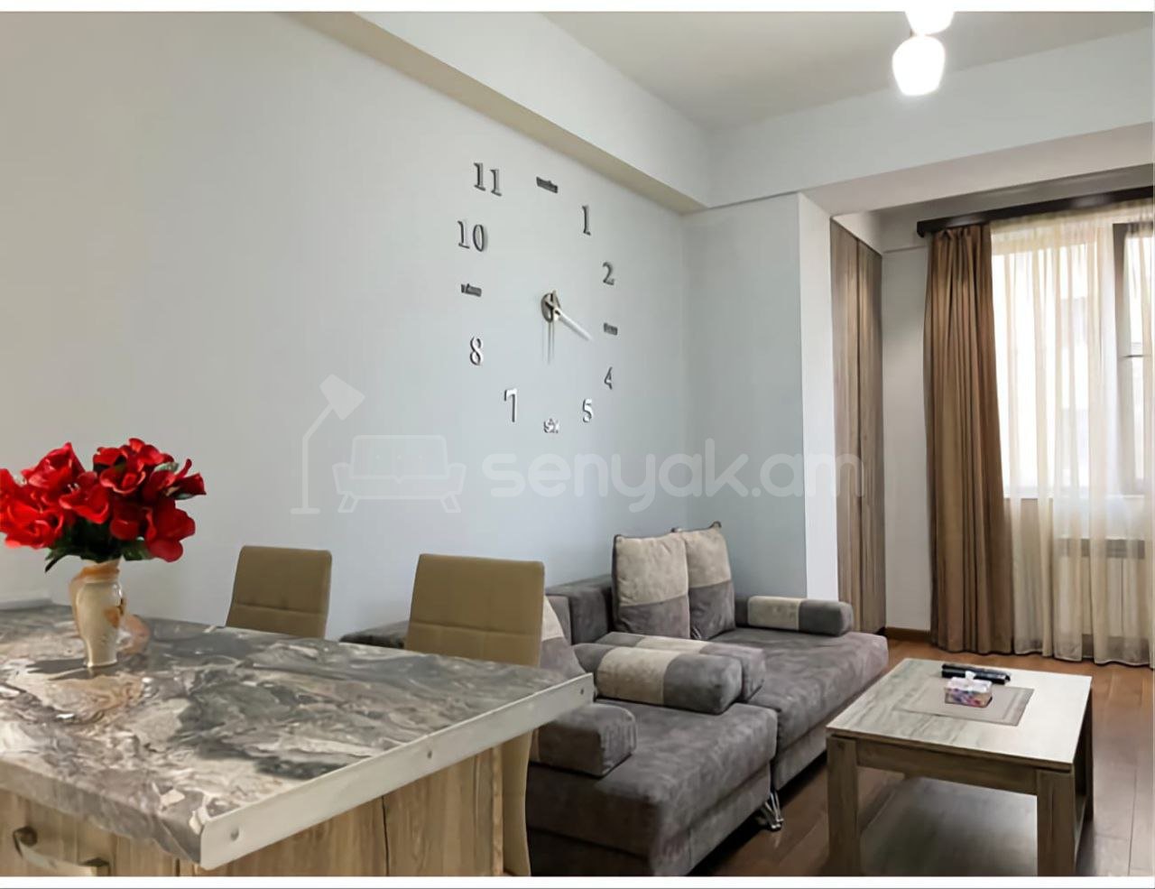 2 Սենյականոց Բնակարան, 50քմ, 5/15 հարկ, Դիզայներական Վերանորոգված