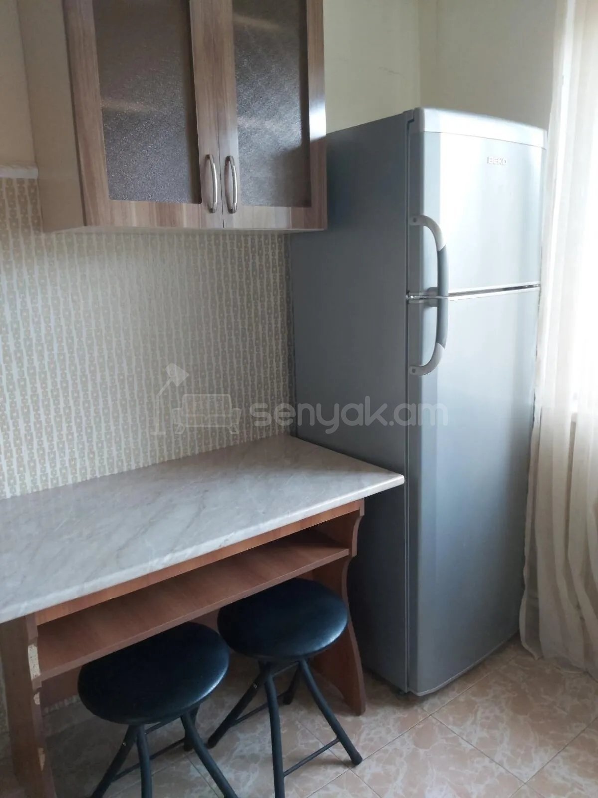 1 Սենյականոց Բնակարան, 37քմ, 2/5 հարկ, Կապիտալ Վերանորոգված, Կահավորված, Արևկող