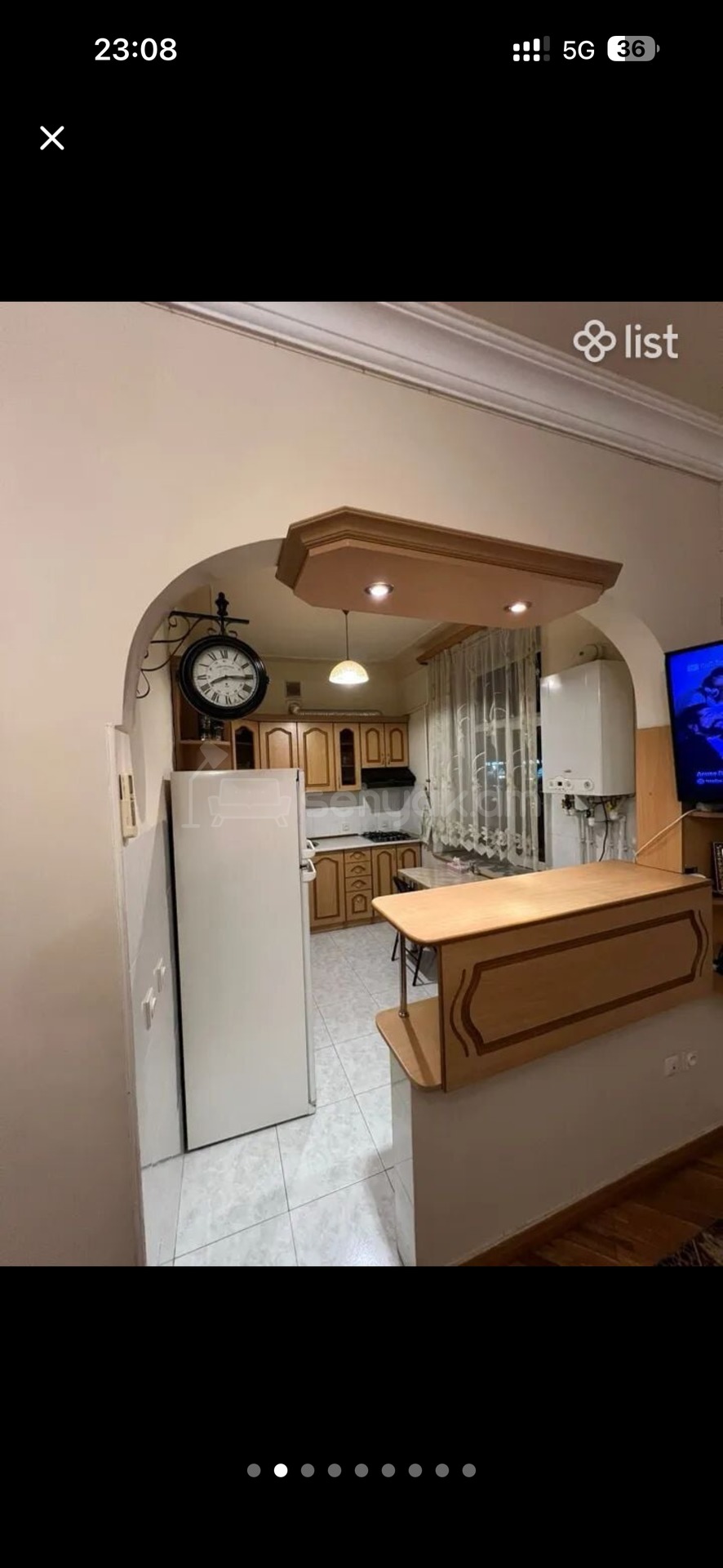 2 Սենյականոց Բնակարան, 43քմ, 9/9 հարկ, Դիզայներական Վերանորոգված, Կահավորված, Արևկող