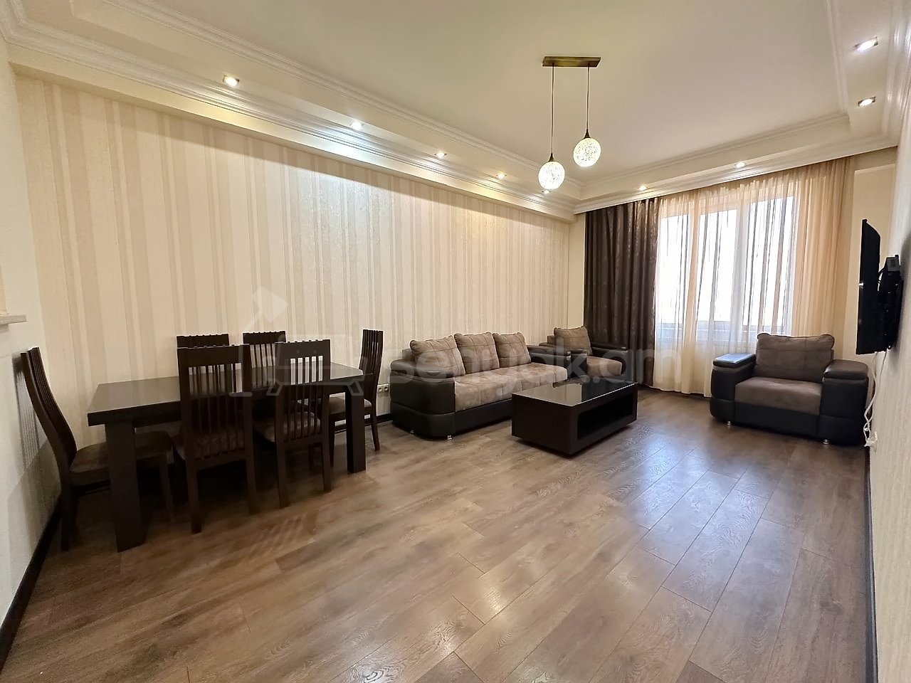 2 Սենյականոց Բնակարան Նորակառույցում, 59քմ, 9/19 հարկ, Կապիտալ Վերանորոգված