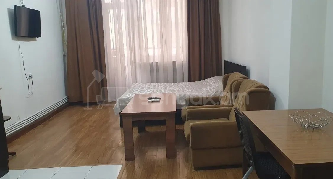 1 Սենյականոց Բնակարան Նորակառույց Քարե Շենքում, 45քմ, 6/14 հարկ, Կապիտալ Վերանորոգված, Կահավորված