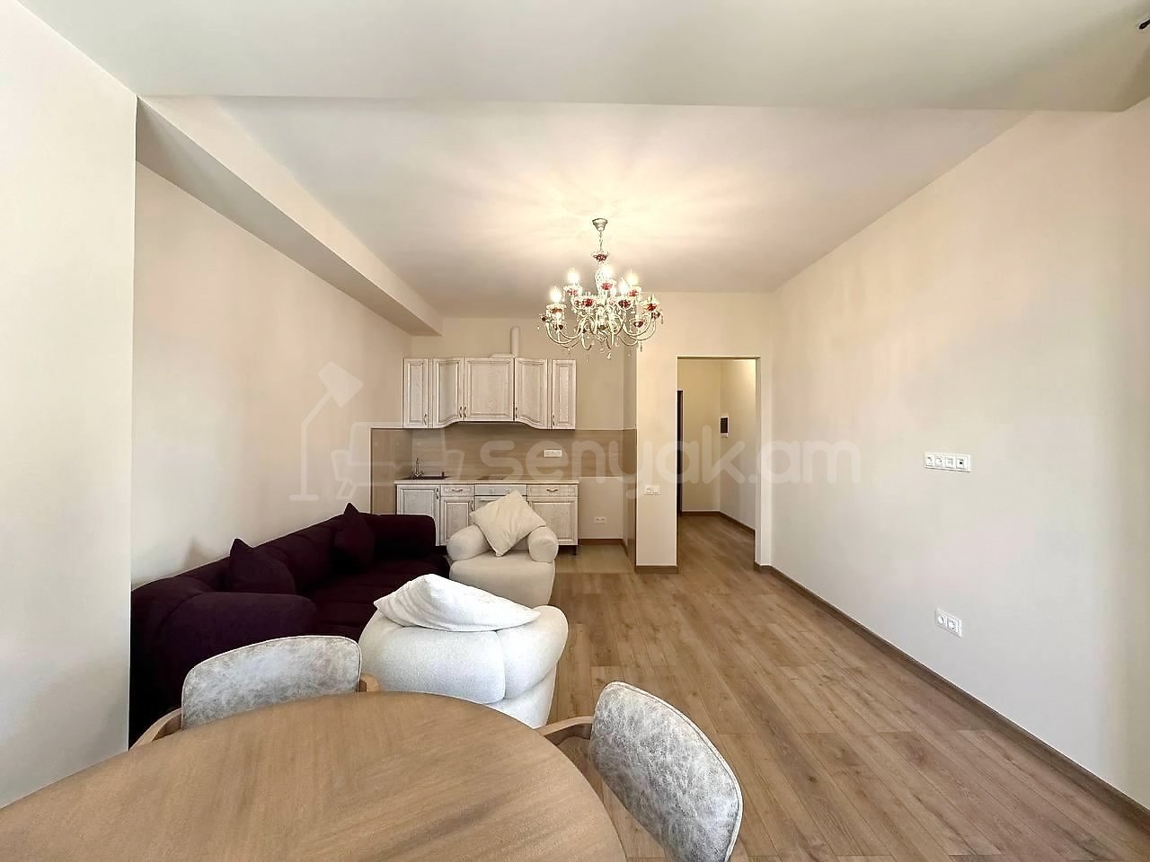 2 Սենյականոց Բնակարան Նորակառույցում, 51քմ, 4/19 հարկ, Կապիտալ Վերանորոգված