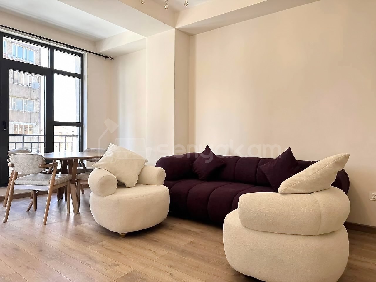 2 Սենյականոց Բնակարան Նորակառույցում, 51քմ, 4/19 հարկ, Կապիտալ Վերանորոգված