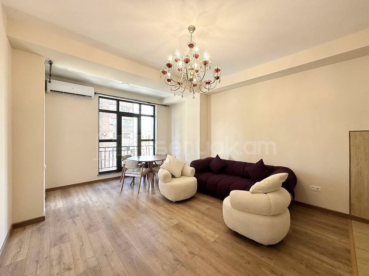 2 Սենյականոց Բնակարան Նորակառույցում, 51քմ, 4/19 հարկ, Կապիտալ Վերանորոգված