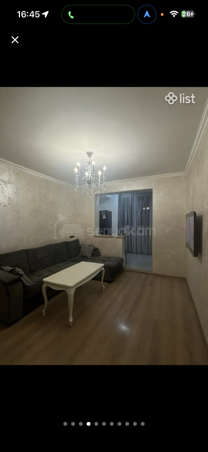 2 Սենյականոց Բնակարան, 43քմ, 6/9 հարկ, Կապիտալ Վերանորոգված