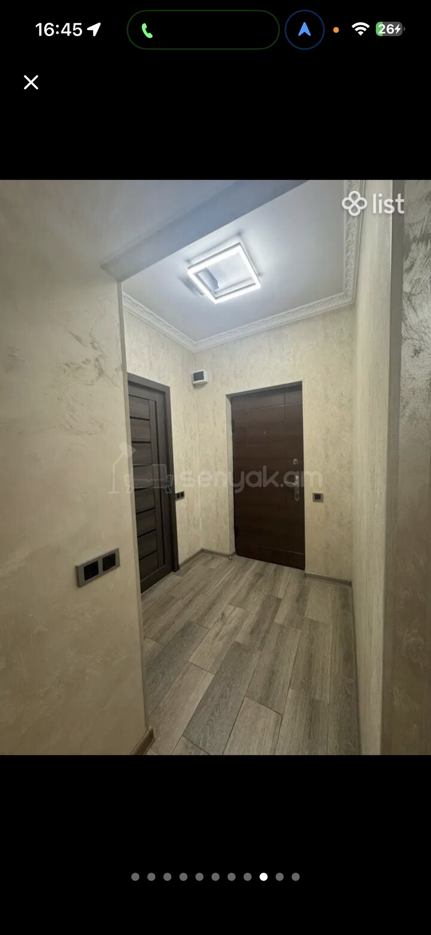 2 Սենյականոց Բնակարան, 43քմ, 6/9 հարկ, Կապիտալ Վերանորոգված