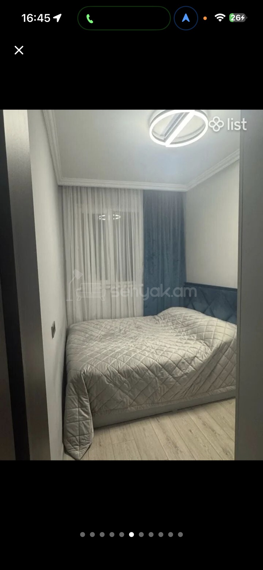 2 Սենյականոց Բնակարան, 43քմ, 6/9 հարկ, Կապիտալ Վերանորոգված