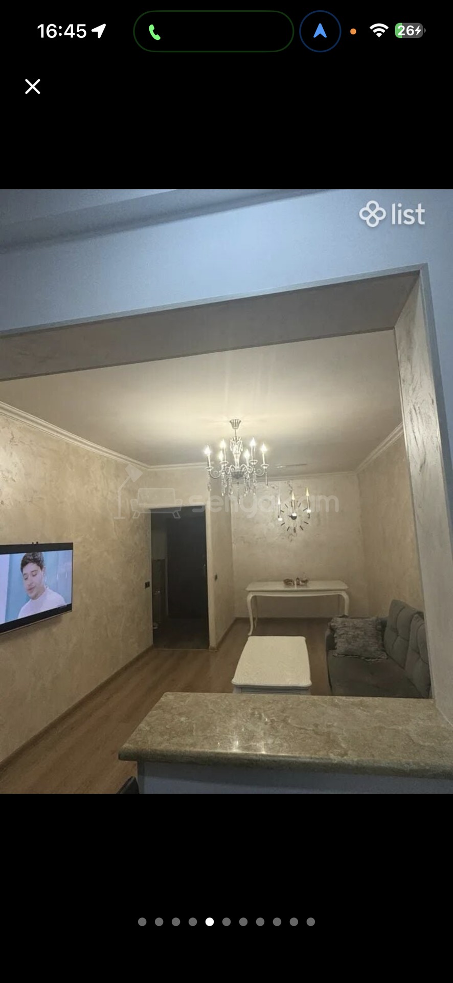 2 Սենյականոց Բնակարան, 43քմ, 6/9 հարկ, Կապիտալ Վերանորոգված