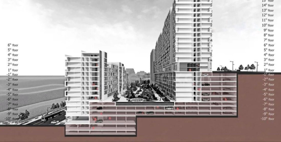 2 Սենյականոց Բնակարան Նորակառույցում, 62քմ, 9/15 հարկ, Զրոյական Վիճակում