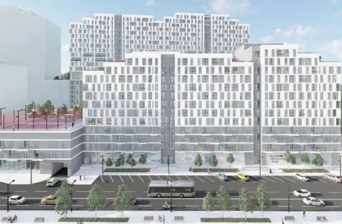 2 Սենյականոց Բնակարան Նորակառույցում, 62քմ, 9/15 հարկ, Զրոյական Վիճակում