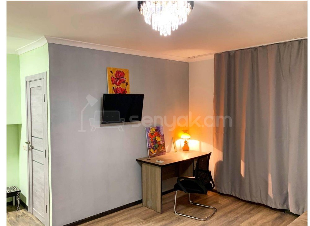 1 Սենյականոց Բնակարան Քարե Շենքում, 33քմ, 5/5 հարկ, Կապիտալ Վերանորոգված, Կահավորված