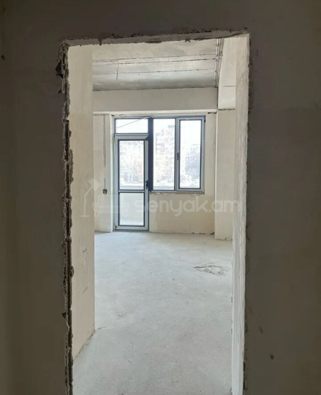 2 Սենյականոց Բնակարան Նորակառույցում, 56քմ, 4/20 հարկ, Զրոյական Վիճակում