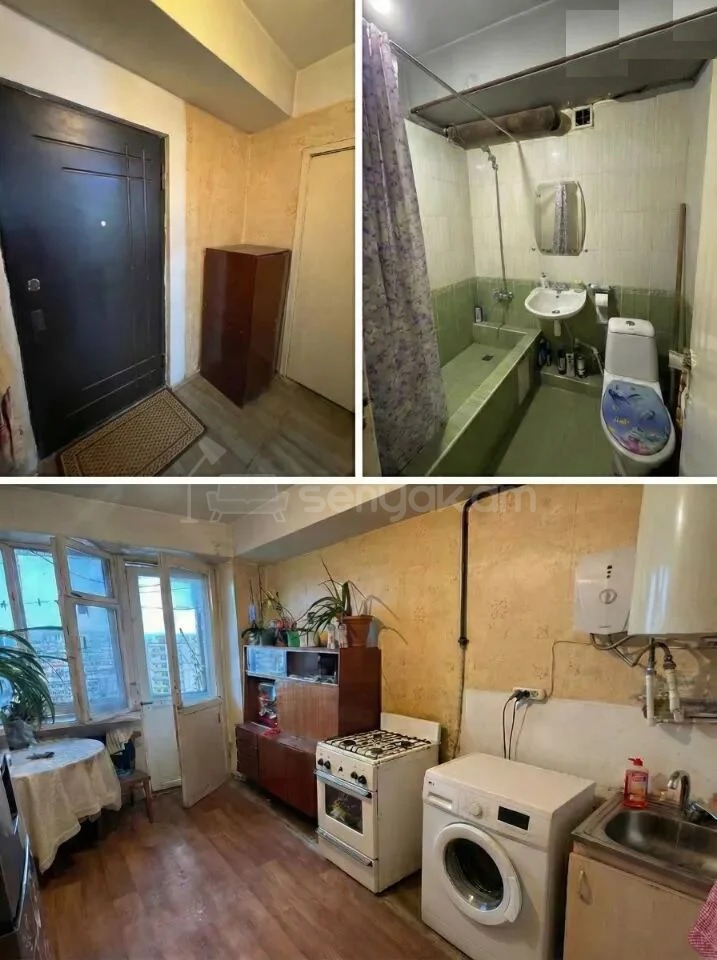 1 Սենյականոց Բնակարան, 41քմ, 9/9 հարկ, Պետական Վիճակում