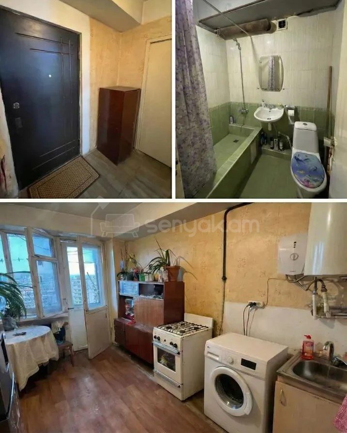 1 Սենյականոց Բնակարան, 42քմ, 10/10 հարկ, Պետական Վիճակում