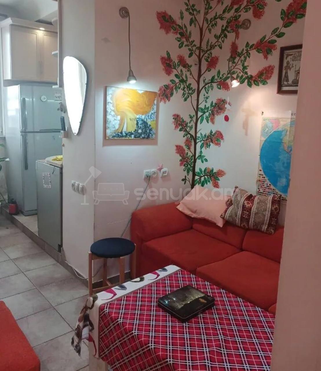 2 Սենյականոց Բնակարան Քարե Շենքում, 60քմ, 4/4 հարկ, Կապիտալ Վերանորոգված, Կահավորված