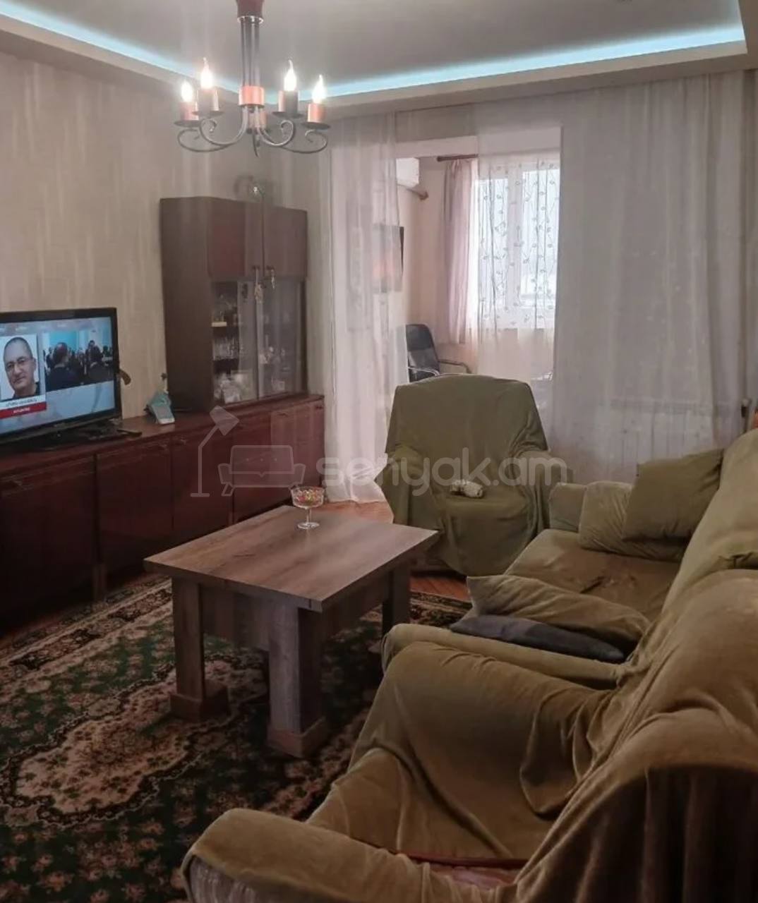 2 Սենյականոց Բնակարան Քարե Շենքում, 60քմ, 4/4 հարկ, Կապիտալ Վերանորոգված, Կահավորված