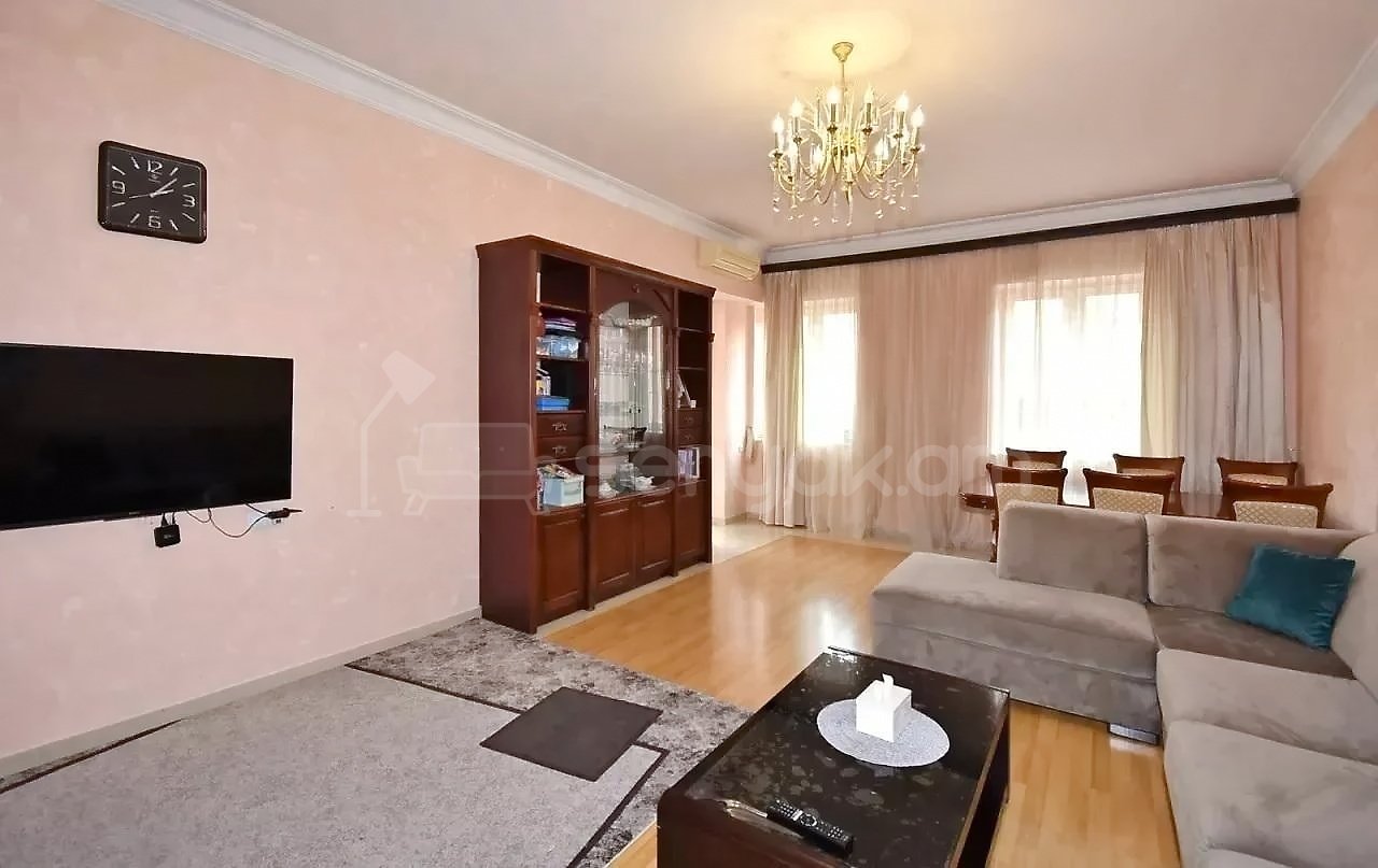 3 Սենյականոց Բնակարան Նորակառույցում, 120քմ, 8/9 հարկ, Կապիտալ Վերանորոգված