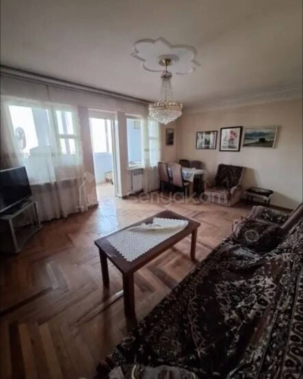 4 Սենյականոց Բնակարան, 95քմ, 9/9 հարկ, Կոսմետիկ Վերանորոգված, Կահավորված