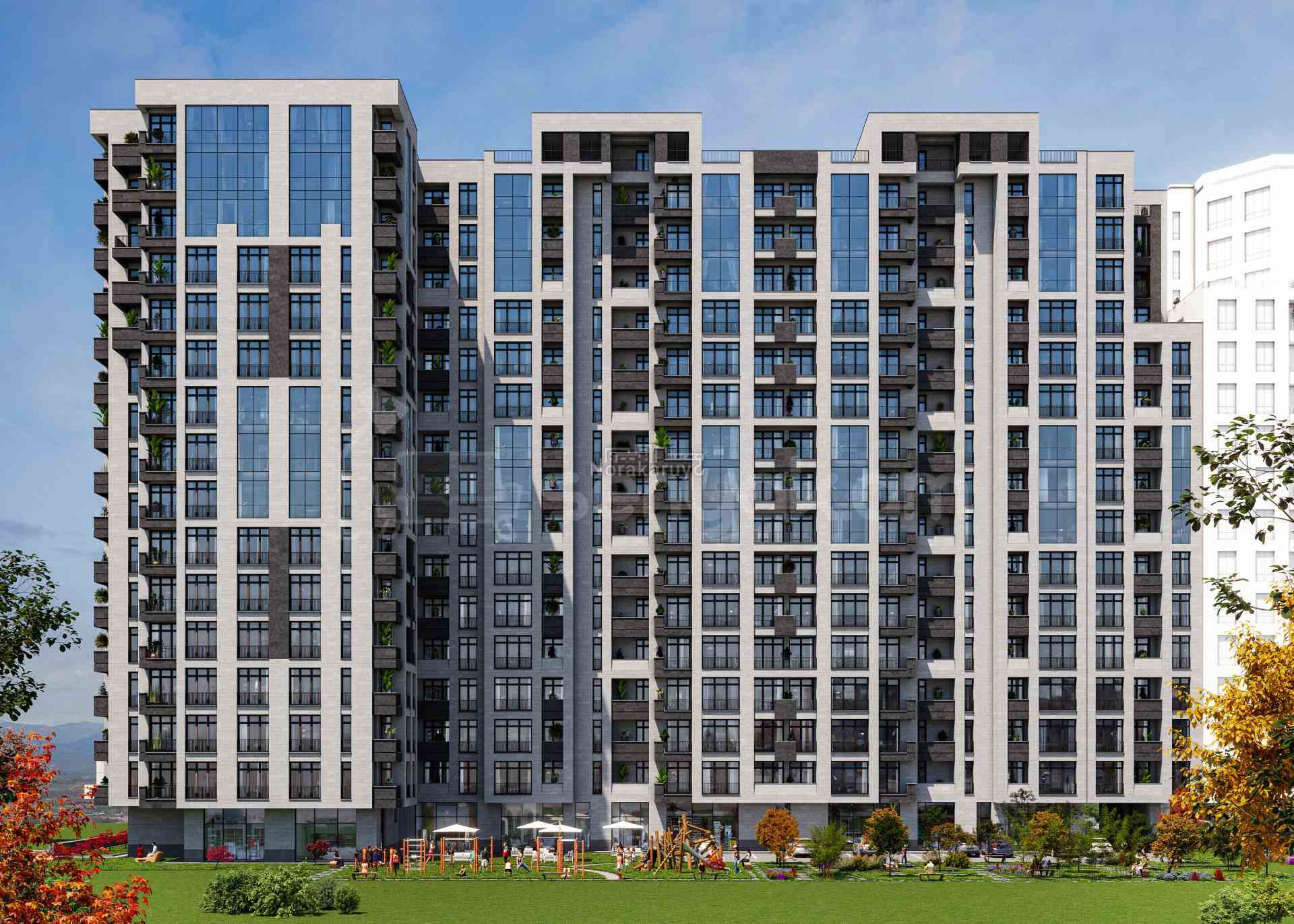 1 Սենյականոց Բնակարան Նորակառույցում, 33քմ, 14/16 հարկ, Զրոյական Վիճակում