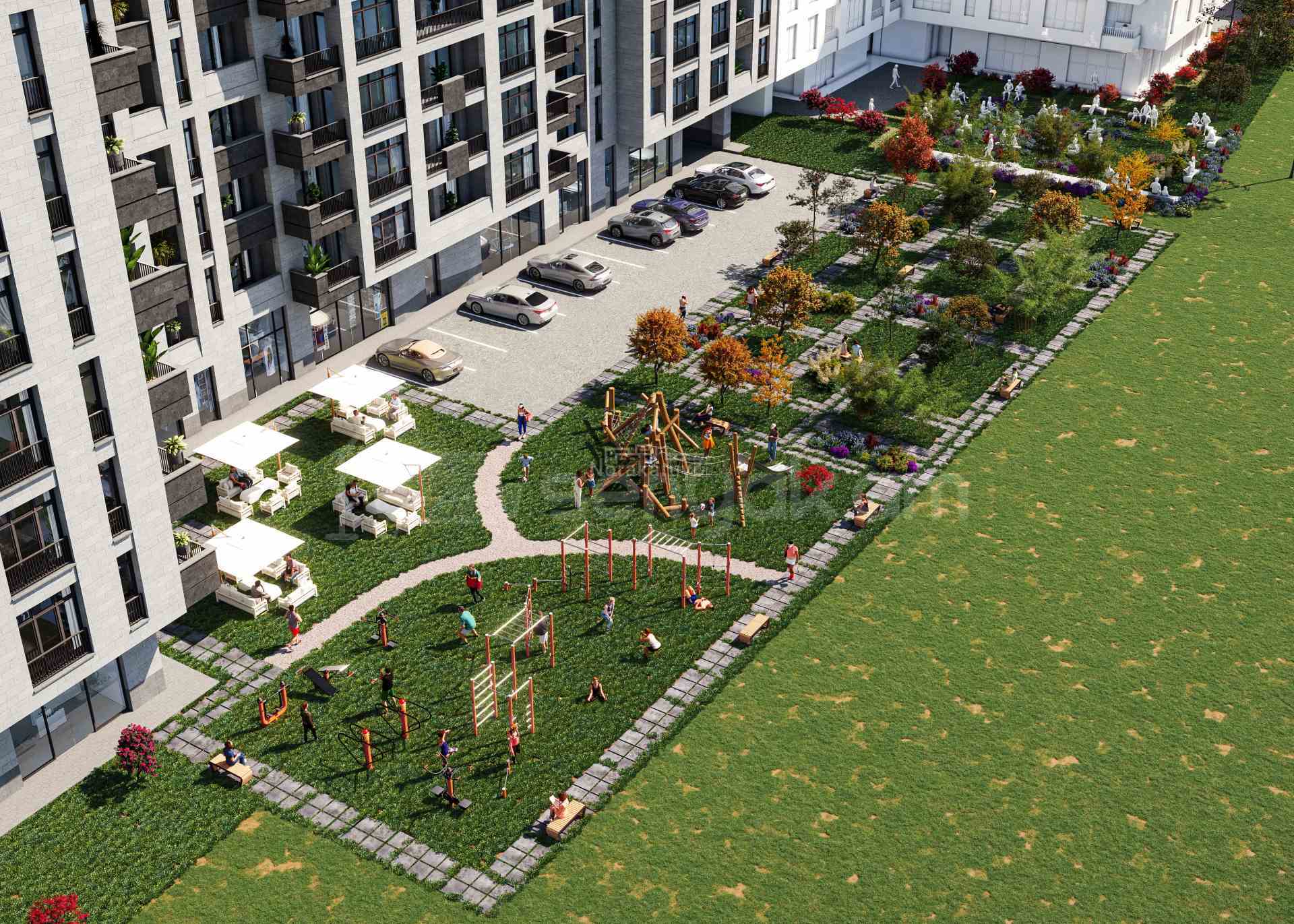 1 Սենյականոց Բնակարան Նորակառույցում, 33քմ, 14/16 հարկ, Զրոյական Վիճակում