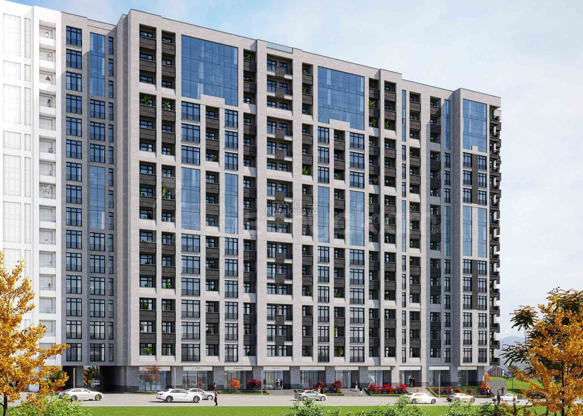 1 Սենյականոց Բնակարան Նորակառույցում, 33քմ, 14/16 հարկ, Զրոյական Վիճակում