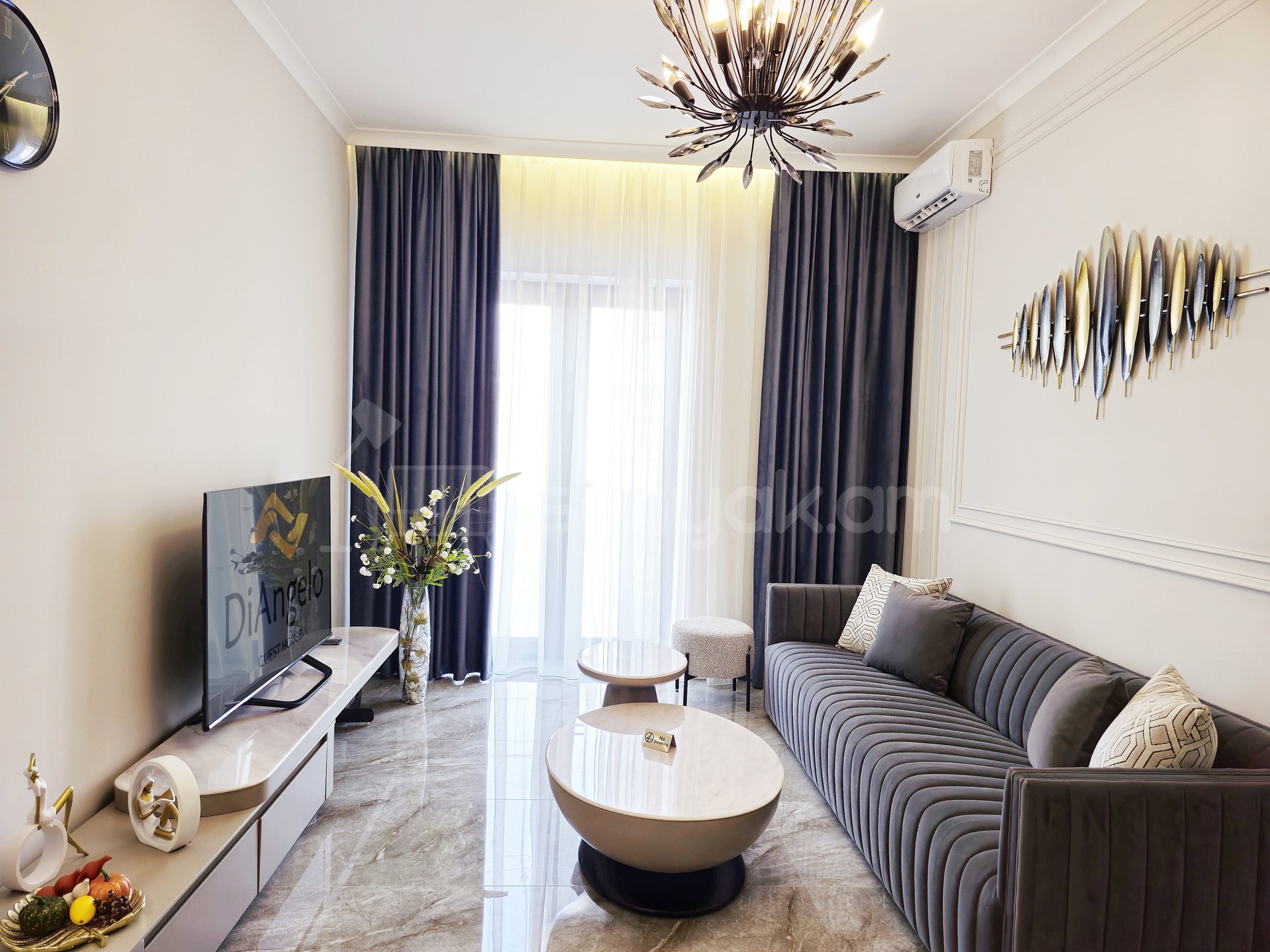 2 Սենյականոց Բնակարան Քարե Շենքում, 52քմ, 1/2 հարկ, Դիզայներական Վերանորոգված, Կահավորված, Արևկող