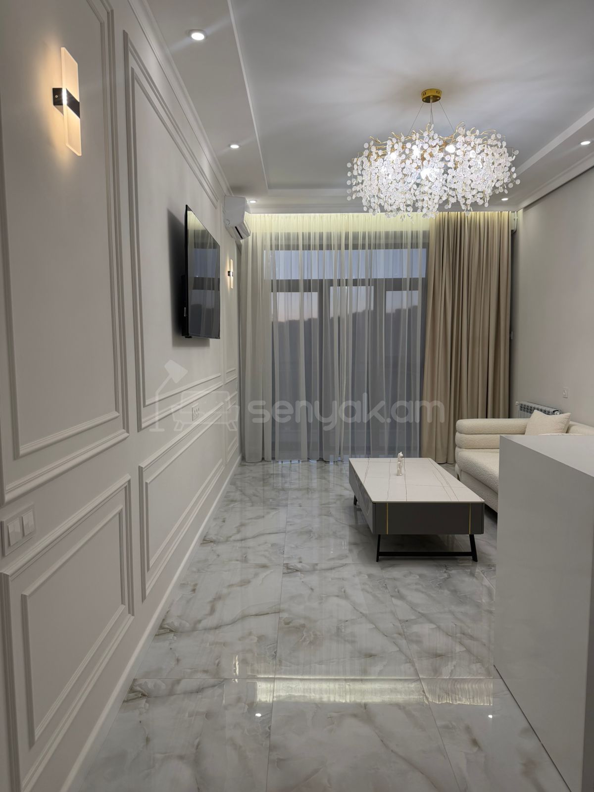 2 Սենյականոց Բնակարան, 53քմ, 11/17 հարկ, Դիզայներական Վերանորոգված, Կահավորված, Արևկող