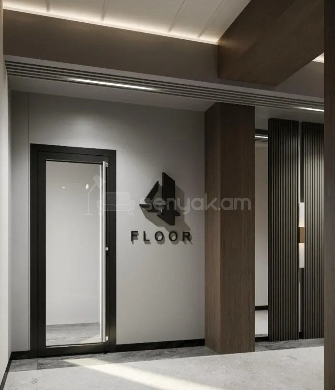 2 Սենյականոց Բնակարան, 54քմ, 4/8 հարկ, Զրոյական Վիճակում