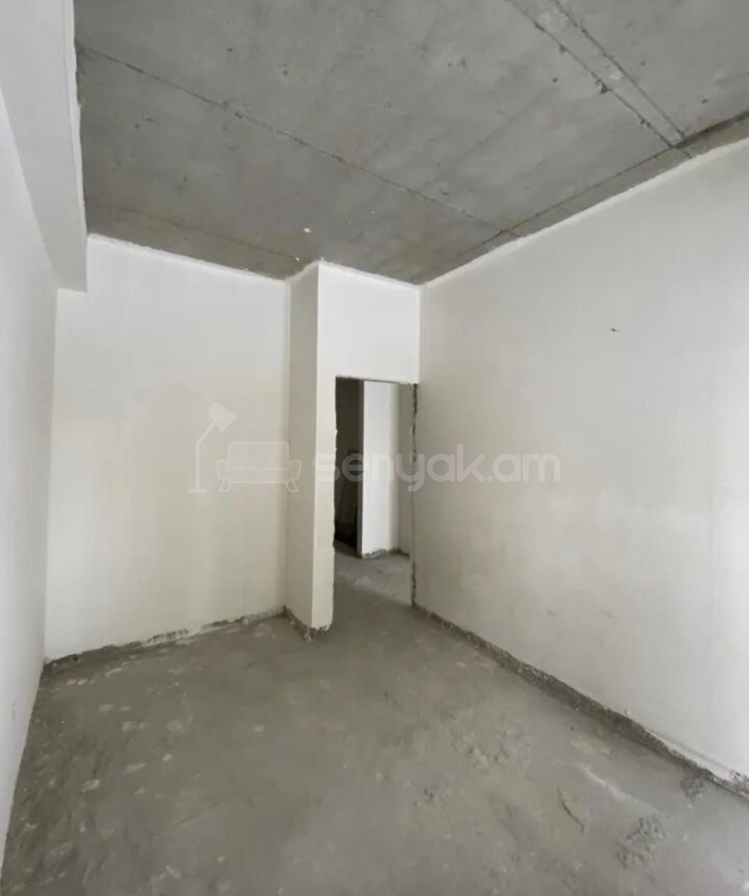 2 Սենյականոց Բնակարան, 49քմ, 2/16 հարկ, Զրոյական Վիճակում