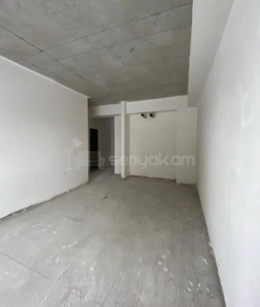 2 Սենյականոց Բնակարան, 49քմ, 2/16 հարկ, Զրոյական Վիճակում