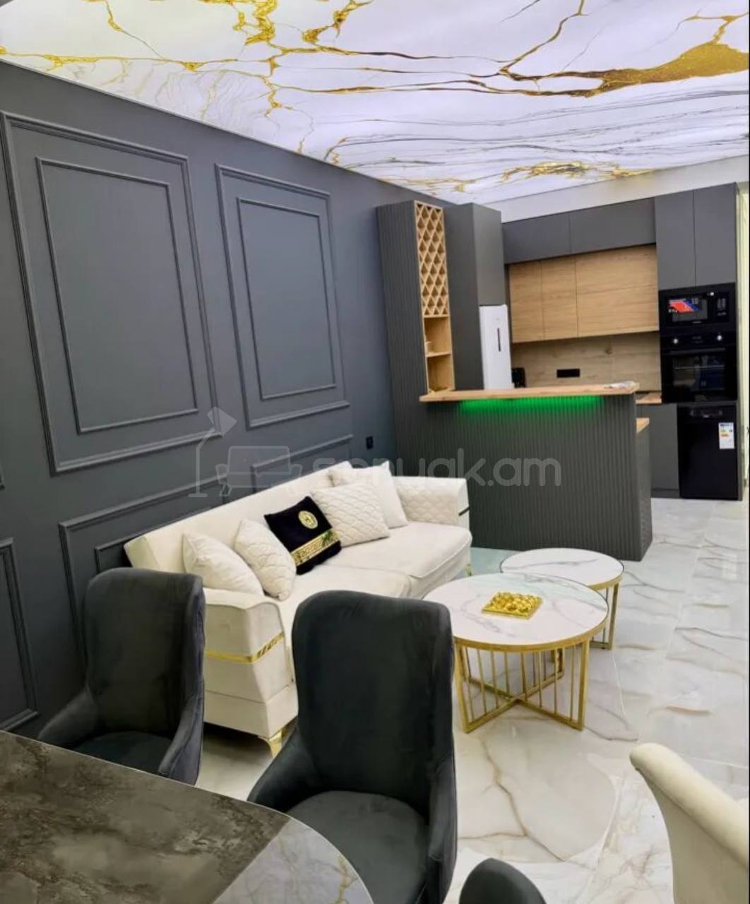 2 Սենյականոց Բնակարան Նորակառույցում, 63քմ, 3/16 հարկ, Դիզայներական Վերանորոգված, Կահավորված, Արևկող