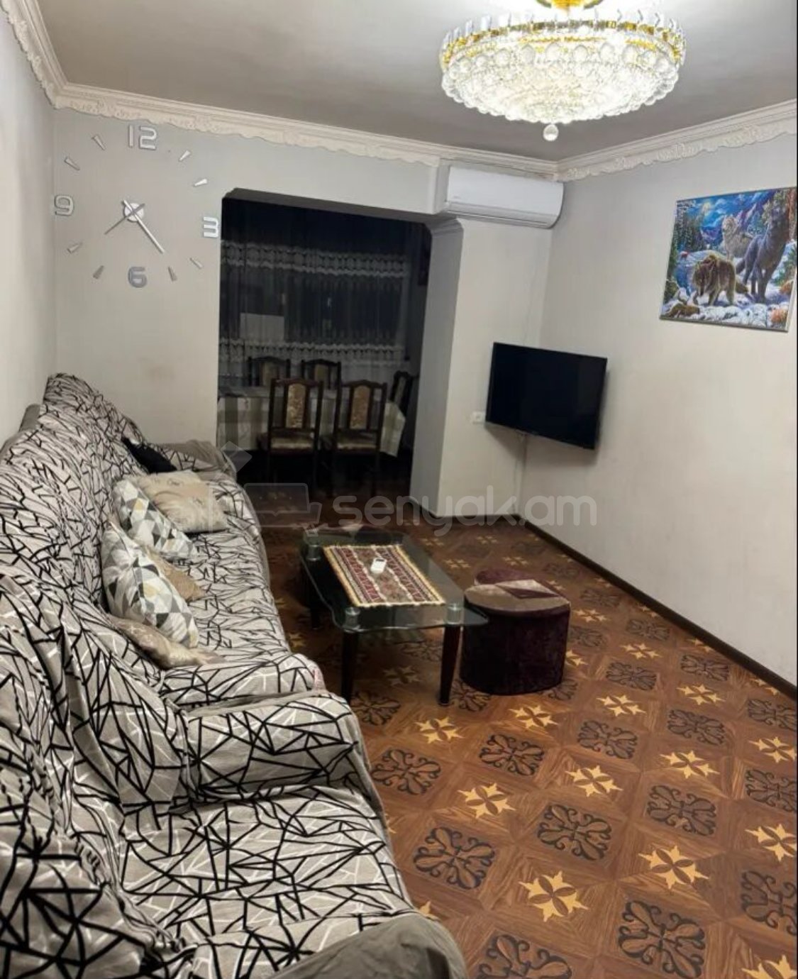 3 Սենյականոց Բնակարան Քարե Շենքում, 75քմ, 5/5 հարկ, Կապիտալ Վերանորոգված