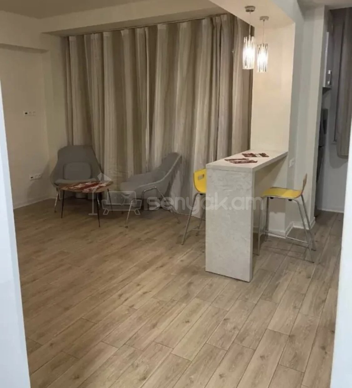 1 Սենյականոց Բնակարան, 45քմ, 4/9 հարկ, Կապիտալ Վերանորոգված, Կահավորված