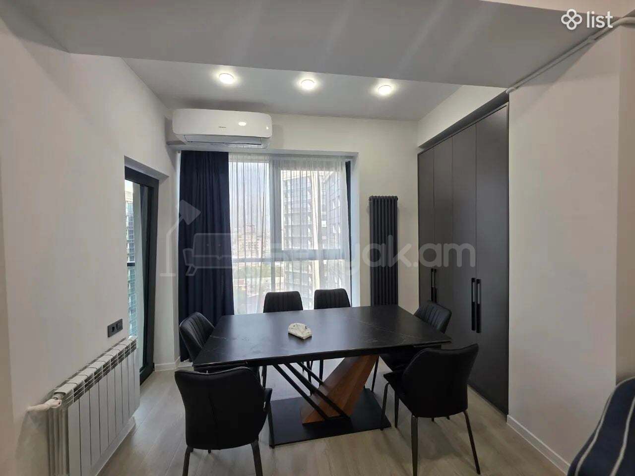 3 Սենյականոց Բնակարան Նորակառույցում, 74քմ, 17/18 հարկ, Դիզայներական Վերանորոգված