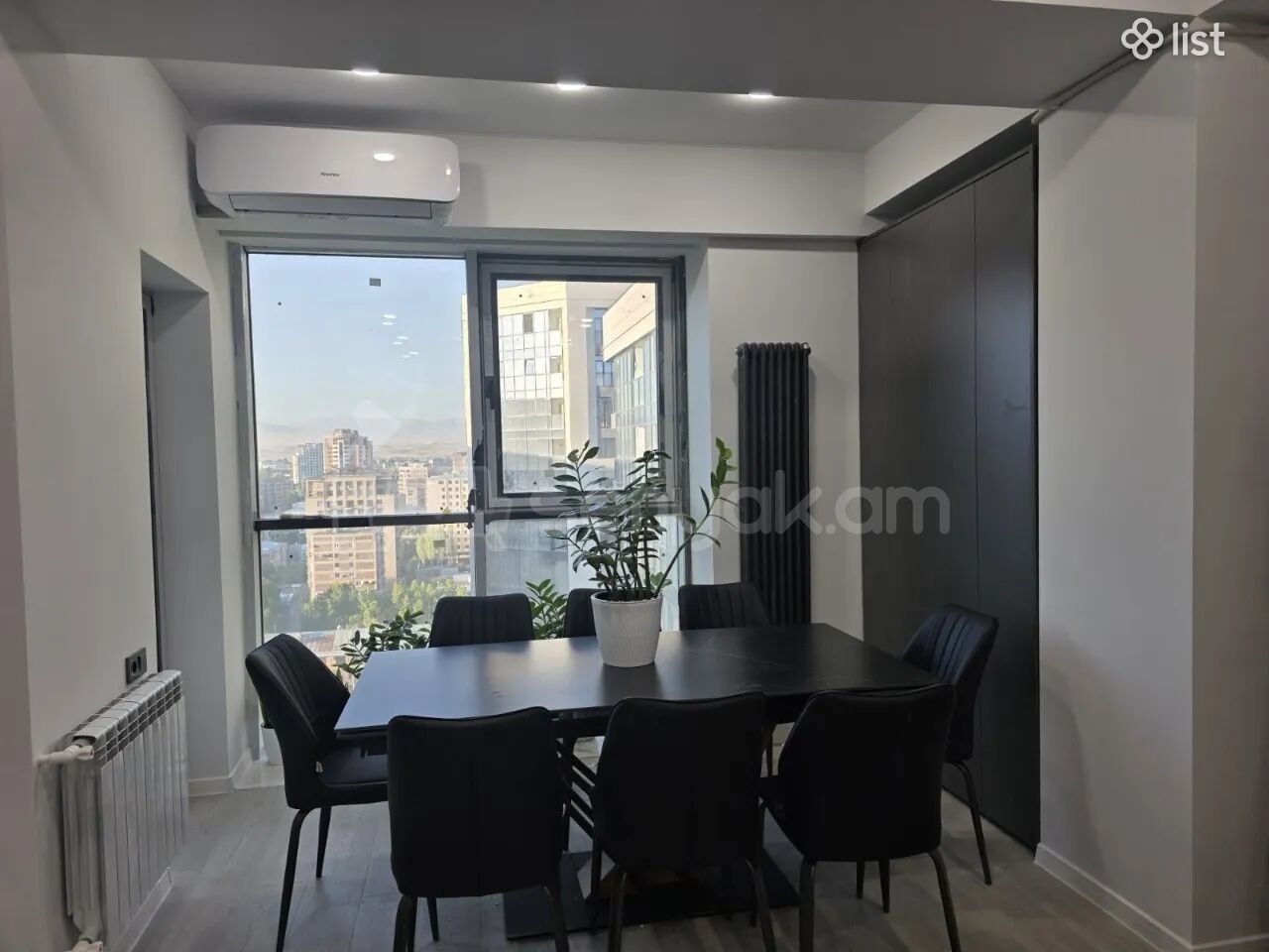 3 Սենյականոց Բնակարան Նորակառույցում, 74քմ, 17/18 հարկ, Դիզայներական Վերանորոգված