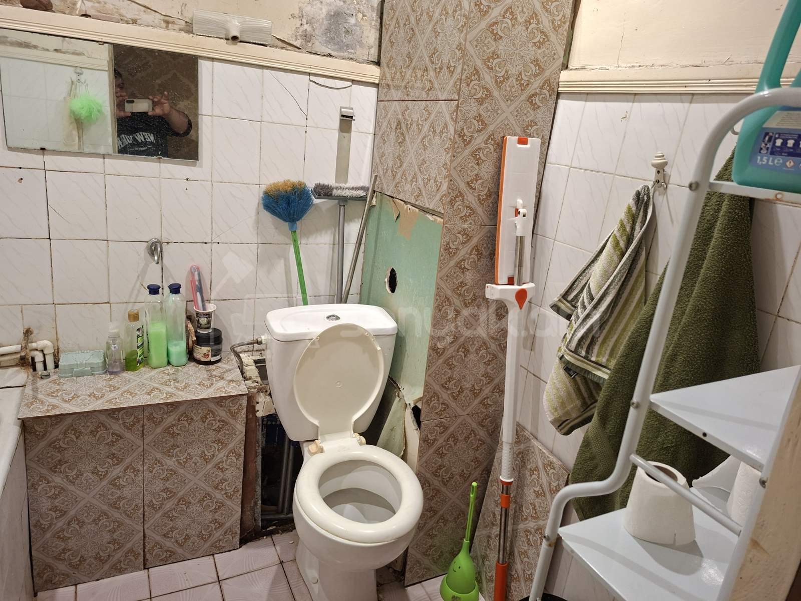 2 Սենյականոց Բնակարան, 46քմ, 3/9 հարկ, Նորմալ Վիճակում