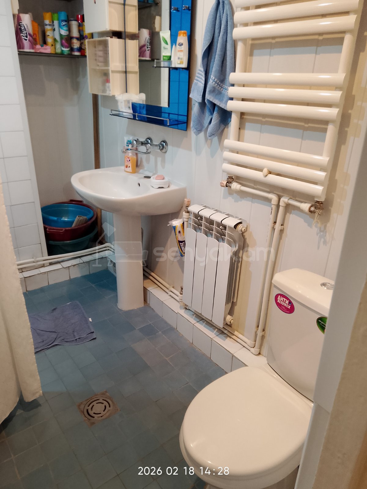 1 Սենյականոց Բնակարան, 46քմ, 3/9 հարկ, Նորմալ Վիճակում