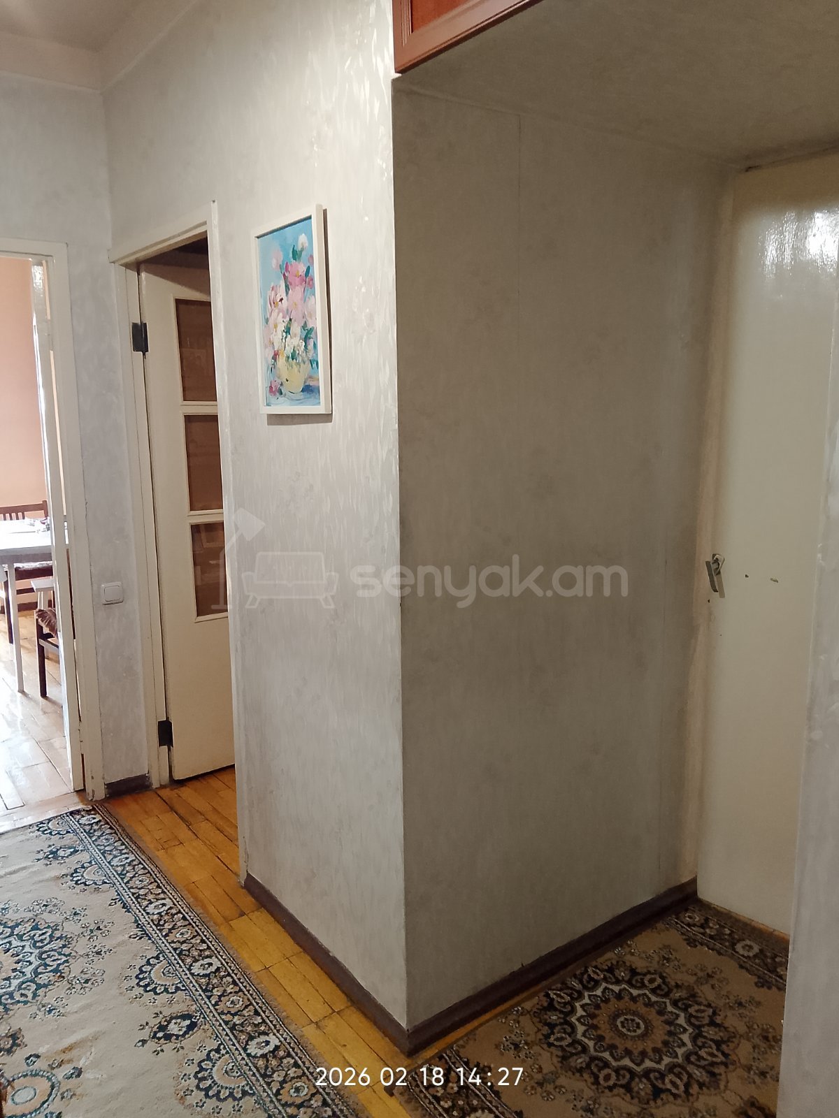 1 Սենյականոց Բնակարան, 46քմ, 3/9 հարկ, Նորմալ Վիճակում