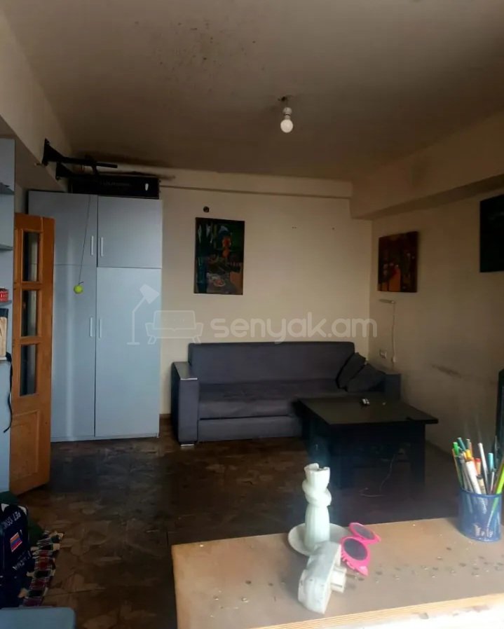 1 Սենյականոց Բնակարան, 43քմ, 8/9 հարկ, Պետական Վիճակում