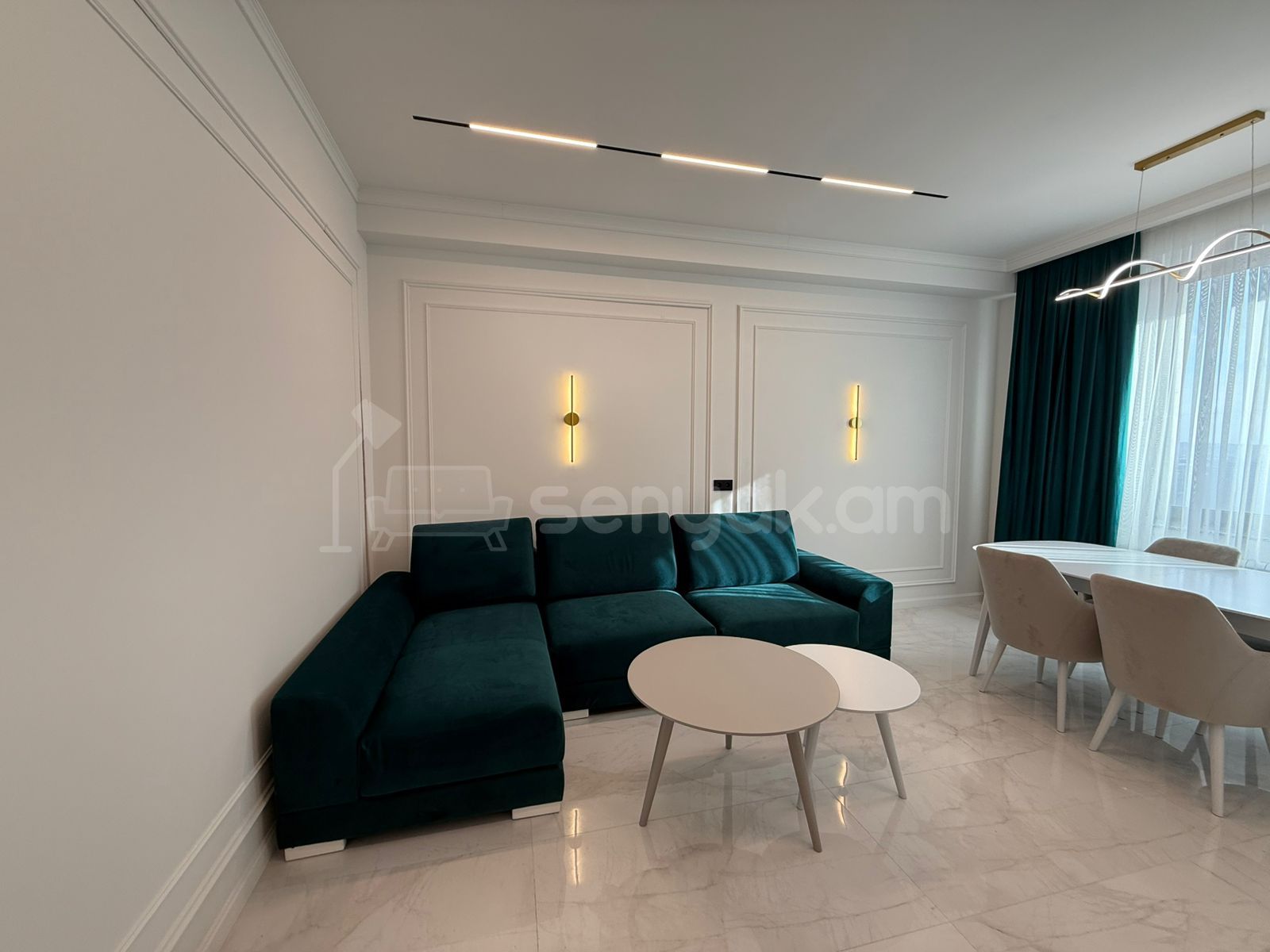 2 Սենյականոց Բնակարան Նորակառույցում, 68քմ, 15/20 հարկ, Դիզայներական Վերանորոգված