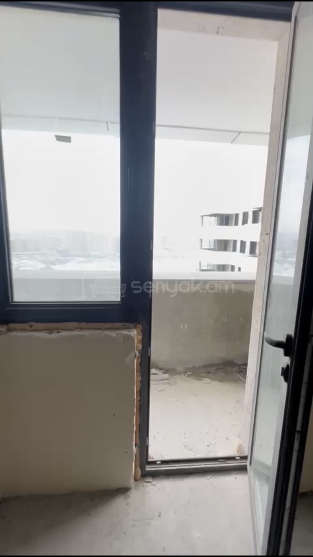 2 Սենյականոց Բնակարան Նորակառույցում, 50քմ, 16/17 հարկ, Զրոյական Վիճակում