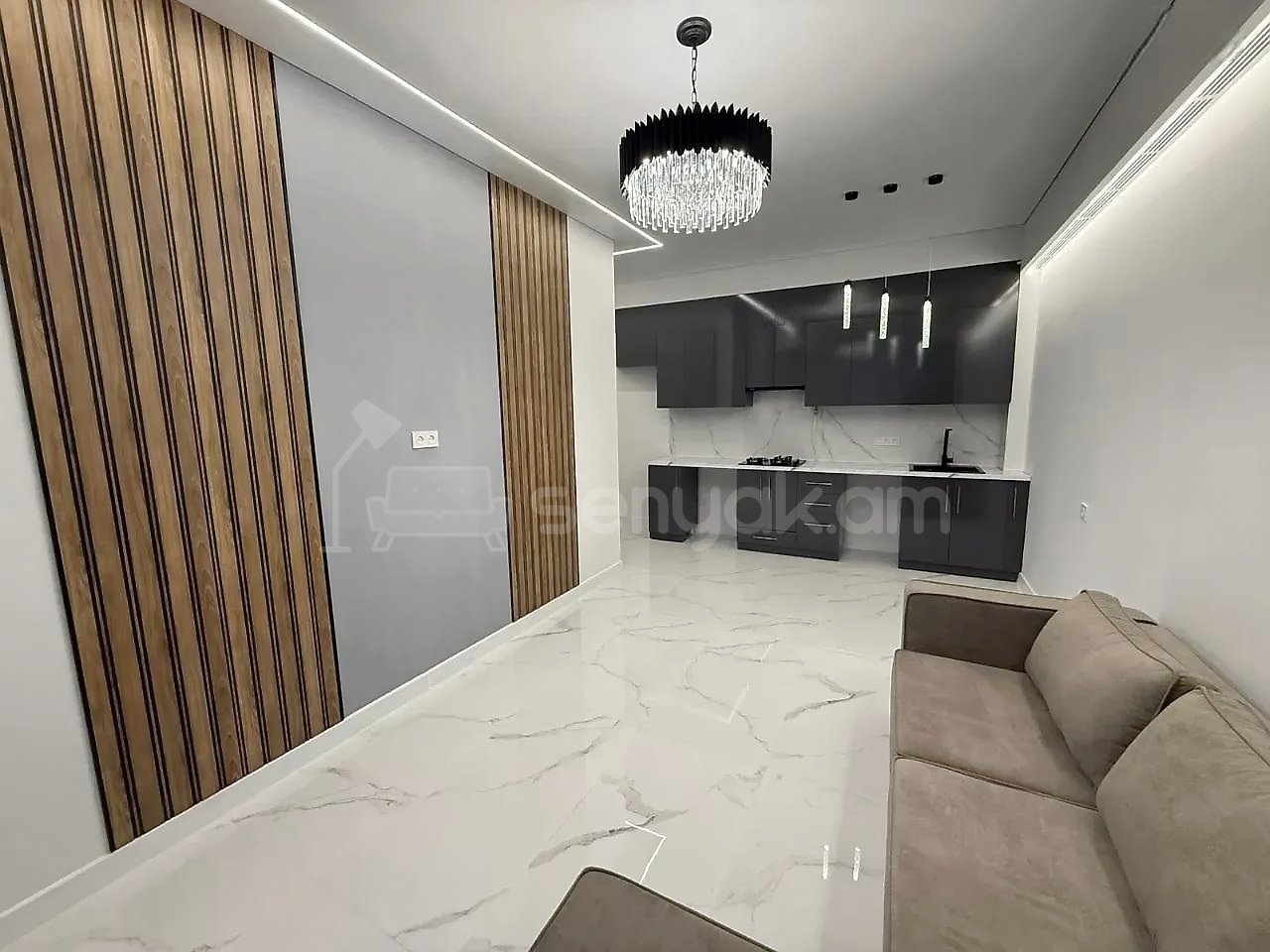 3 Սենյականոց Բնակարան Նորակառույցում, 62քմ, 7/14 հարկ, Կապիտալ Վերանորոգված