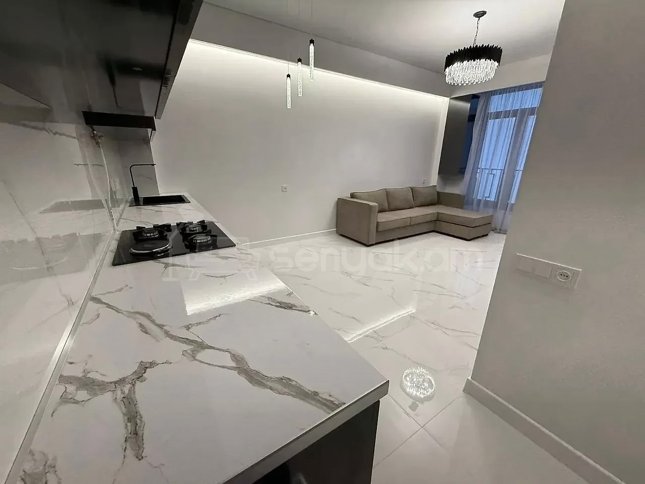 3 Սենյականոց Բնակարան Նորակառույցում, 62քմ, 7/14 հարկ, Կապիտալ Վերանորոգված