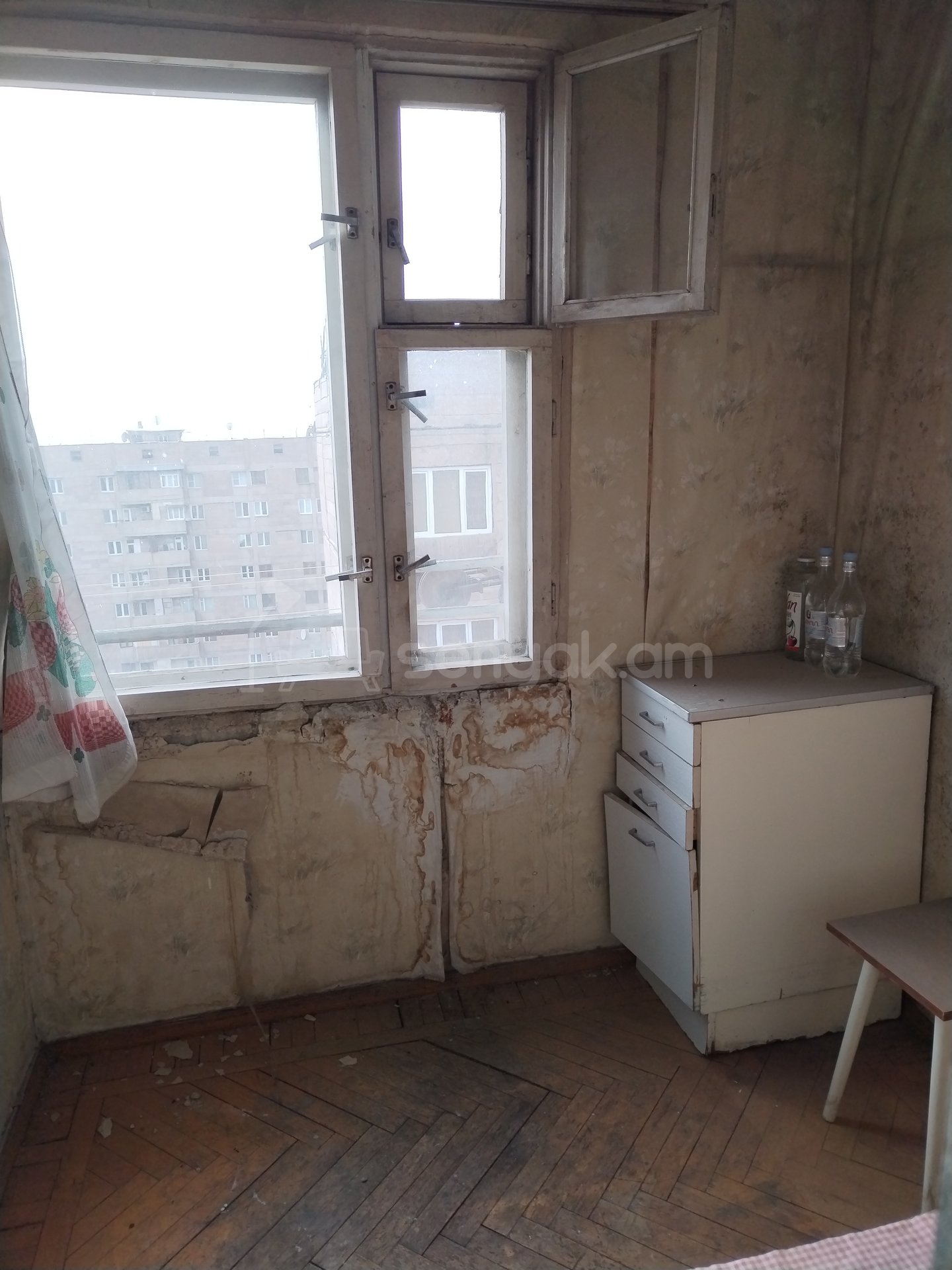 2 Սենյականոց Բնակարան, 66քմ, 9/9 հարկ, Պետական Վիճակում