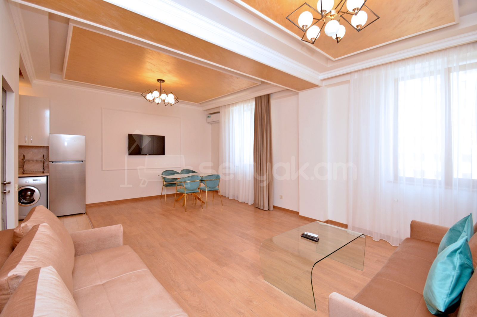 2 Սենյականոց Բնակարան Նորակառույցում, 72քմ, 11/12 հարկ, Դիզայներական Վերանորոգված