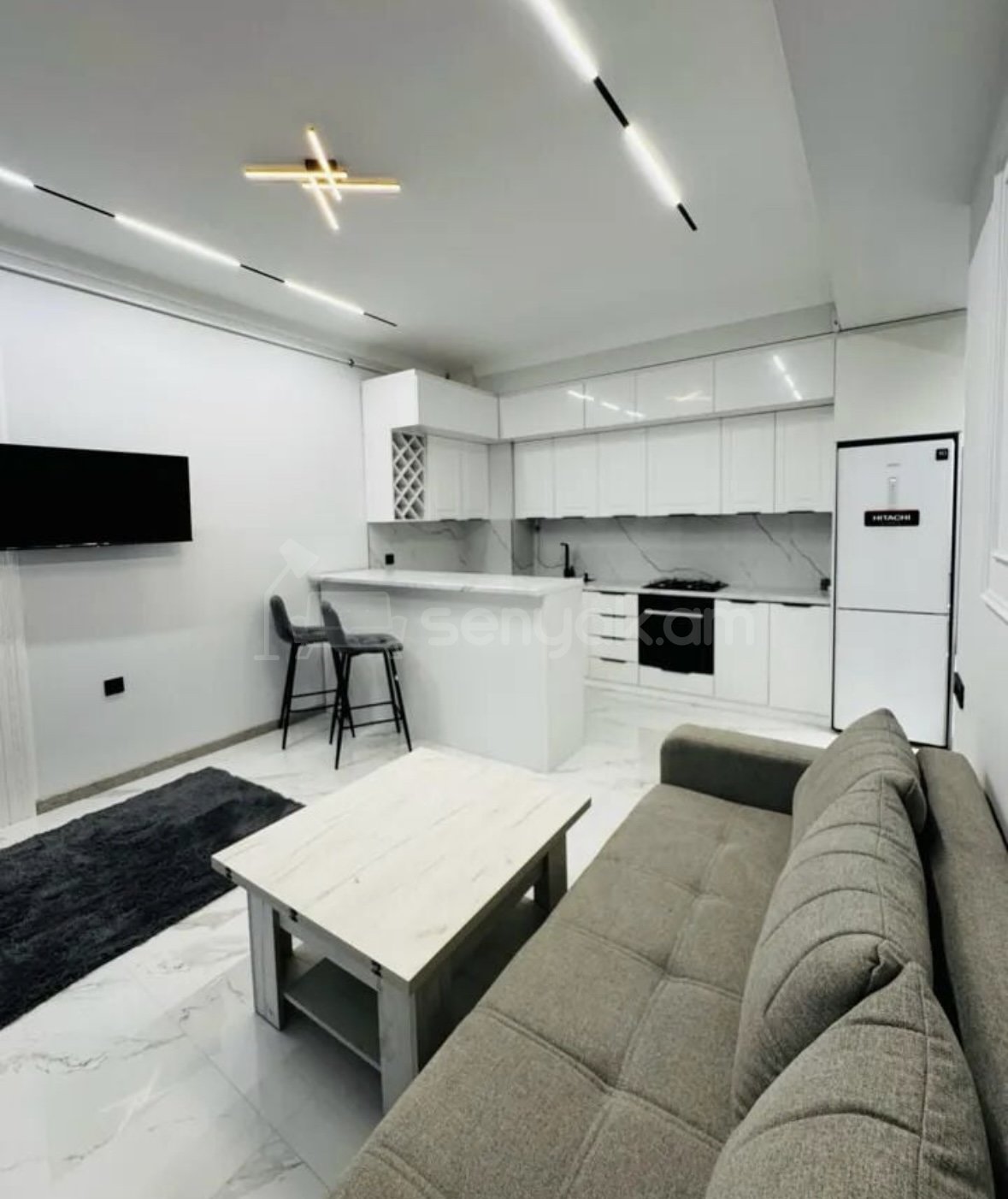 2 Սենյականոց Բնակարան Նորակառույցում, 60քմ, 5/7 հարկ, Դիզայներական Վերանորոգված, Կահավորված