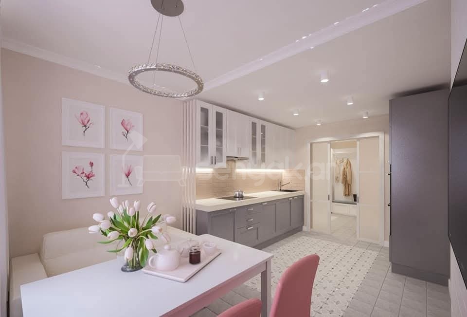 3 Սենյականոց Բնակարան Նորակառույցում, 80քմ, 8/12 հարկ, Դիզայներական Վերանորոգված