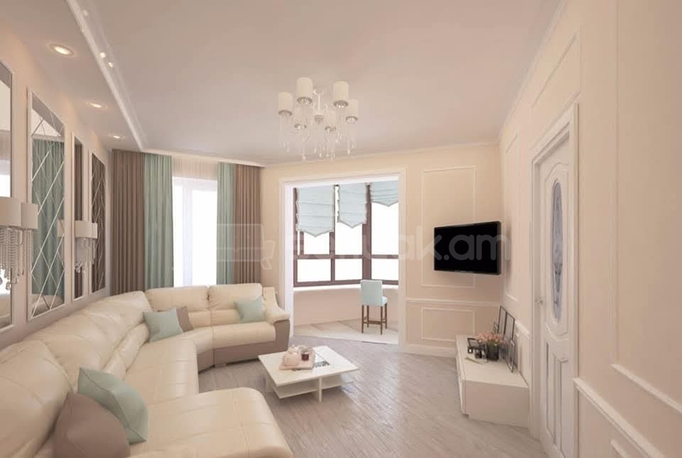 3 Սենյականոց Բնակարան Նորակառույցում, 80քմ, 8/12 հարկ, Դիզայներական Վերանորոգված