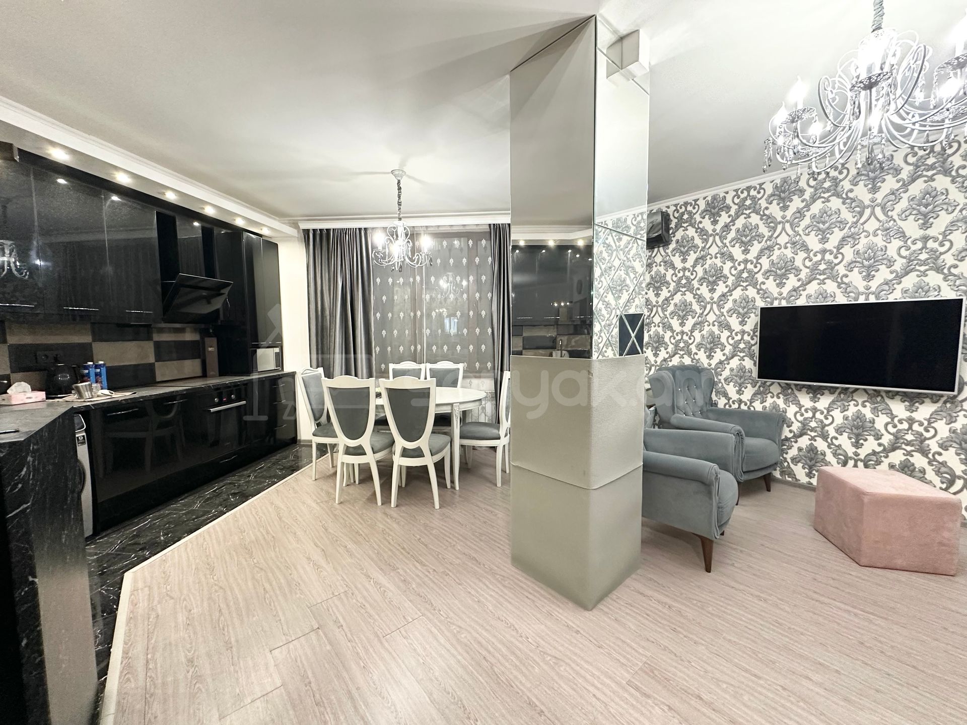 2 Սենյականոց Բնակարան Նորակառույցում, 52քմ, 8/12 հարկ, Դիզայներական Վերանորոգված