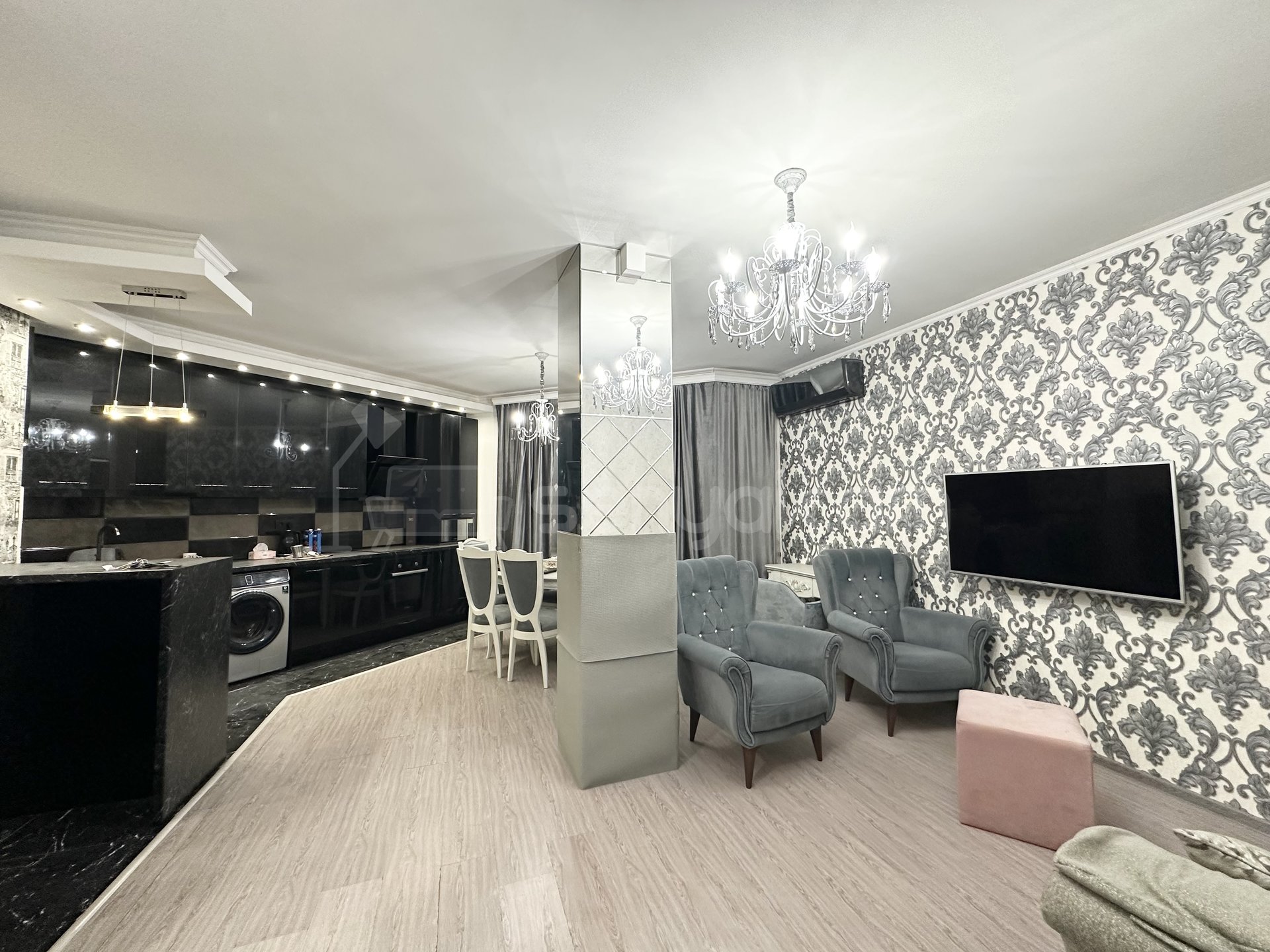 2 Սենյականոց Բնակարան Նորակառույցում, 52քմ, 8/12 հարկ, Կապիտալ Վերանորոգված